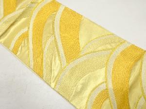 アンティーク　波模様織り出し袋帯（着用可）